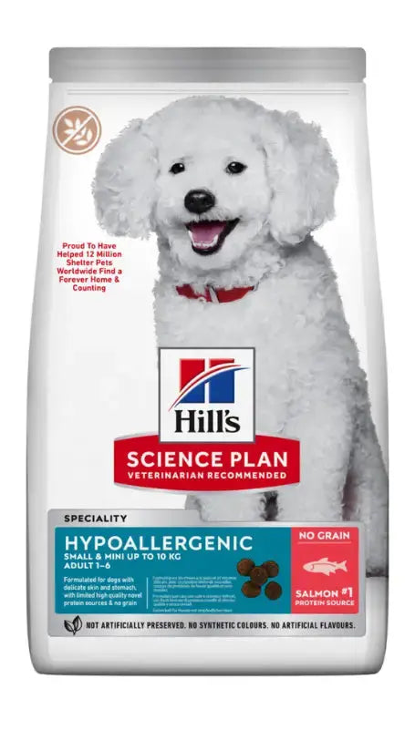 Hill'S Sp Canine Adult Hypoallergenic Small& Mini Salmón Y Atún 1.5Kg Todoanimal.es