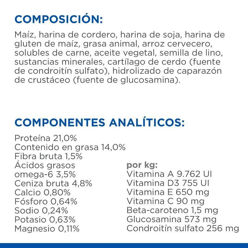 Hill'S Sp Canine Adult Large Breed Cordero & Arroz 14 kg - Precios Más Baratos - Todoanimal