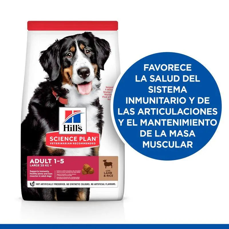 Hill'S Sp Canine Adult Large Breed Cordero & Arroz 14 kg - Precios Más Baratos - Todoanimal
