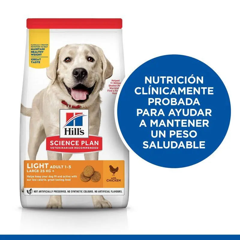 Hill'S Sp Canine Adult Light Large Breed Pollo 14 kg - Precios Más Baratos - Todoanimal