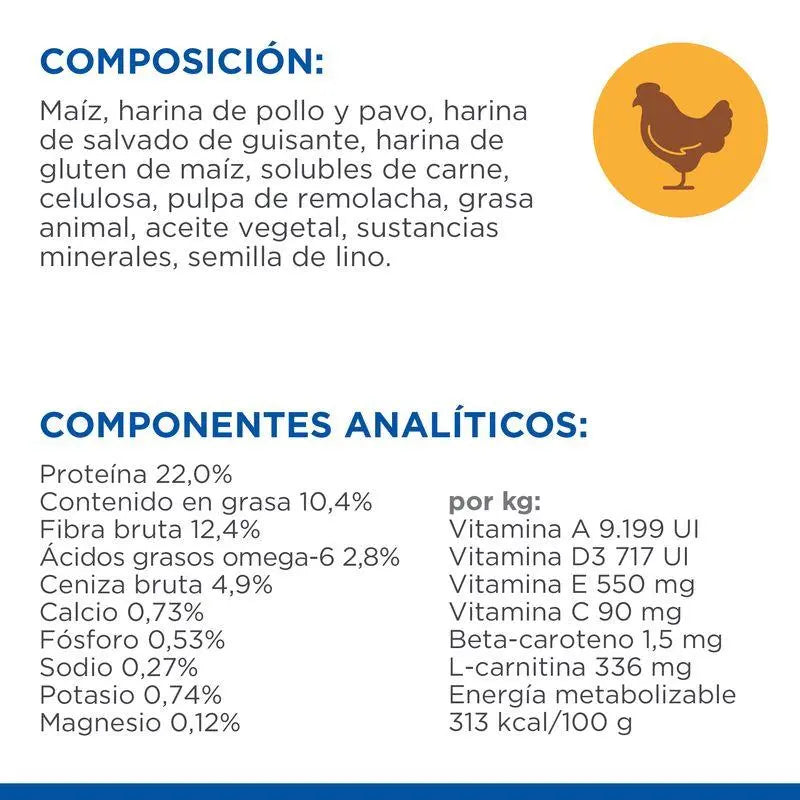Hill'S Sp Canine Adult Light Medium Pollo 2,5 kg - Precios Más Baratos - Todoanimal