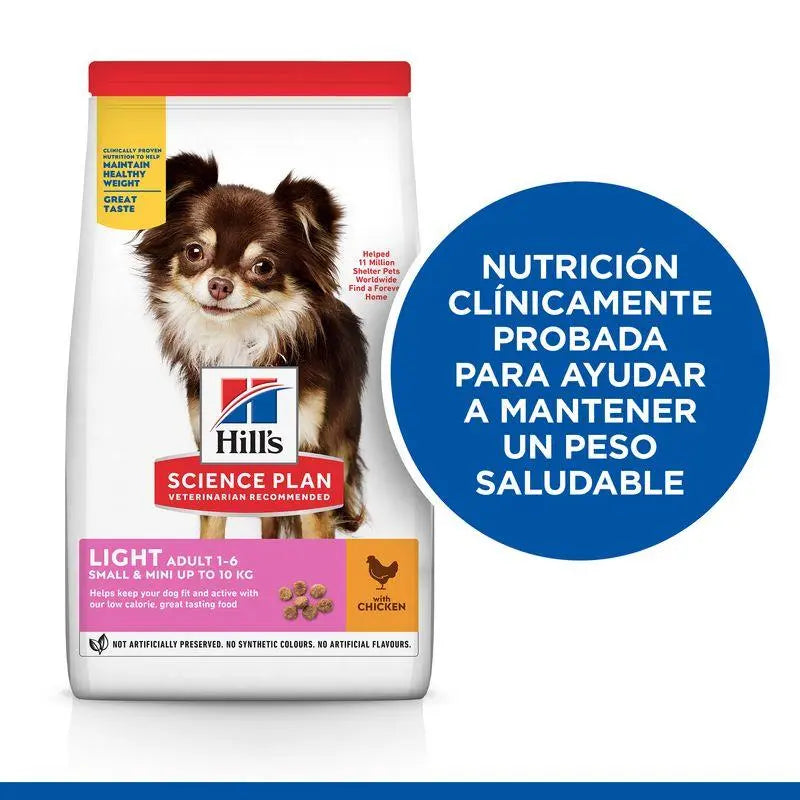 Hill'S Sp Canine Adult Light Small & Mini Pollo 1,5 kg - Precios Más Baratos - Todoanimal
