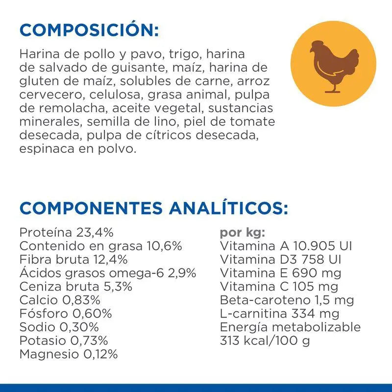 Hill'S Sp Canine Adult Light Small & Mini Pollo 6 kg - Precios Más Baratos - Todoanimal