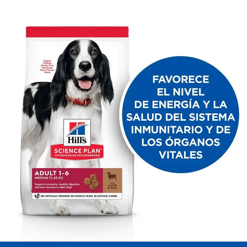 Hill'S Sp Canine Adult Medium Cordero & Arroz 14 kg - Precios Más Baratos - Todoanimal