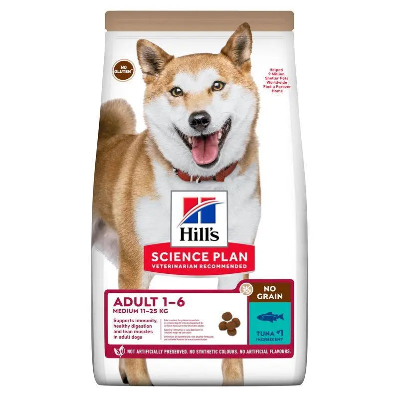 Hill'S Sp Canine Adult Medium No Grain Atún 14Kg