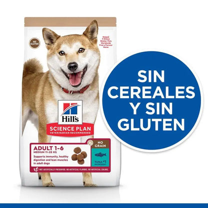 Hill'S Sp Canine Adult Medium No Grain Atún 14Kg