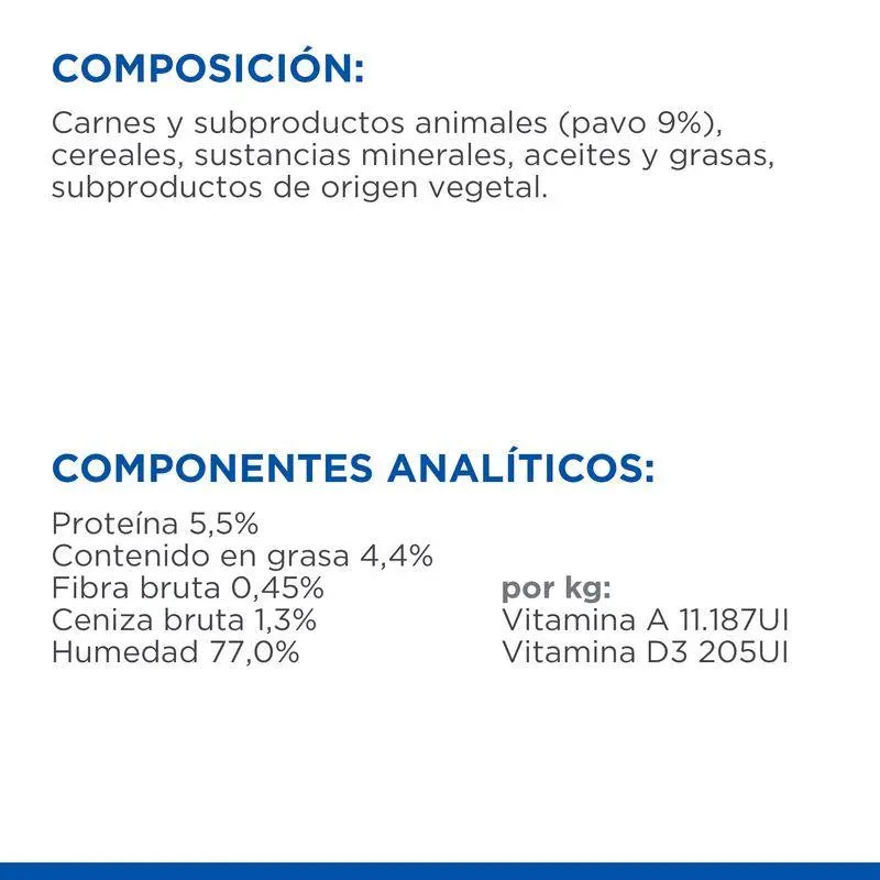 Hill'S Sp Canine Adult Pavo 370 g lata - Precios Más Baratos - Todoanimal