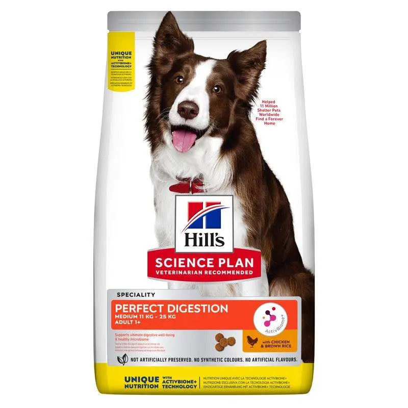 Hill'S Sp Canine Adult Perfect Digestion Medium Pollo 14 kg - Precios Más Baratos - Todoanimal