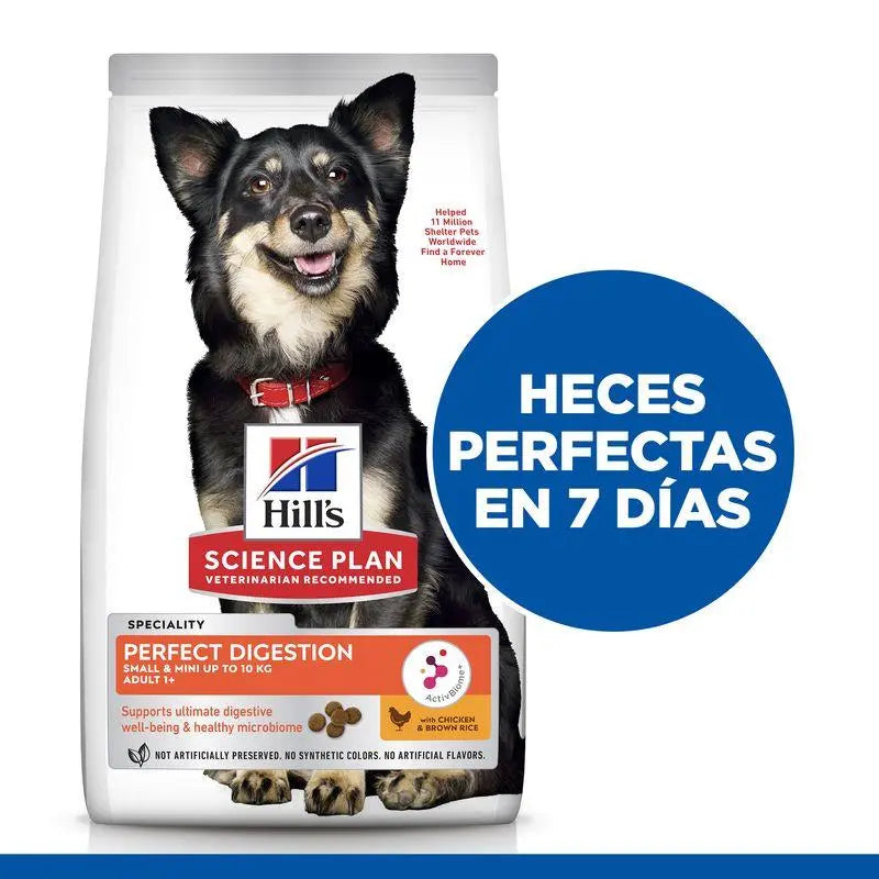 Hill'S Sp Canine Adult Perfect Digestion Small & Mini Pollo 6 kg - Precios Más Baratos - Todoanimal