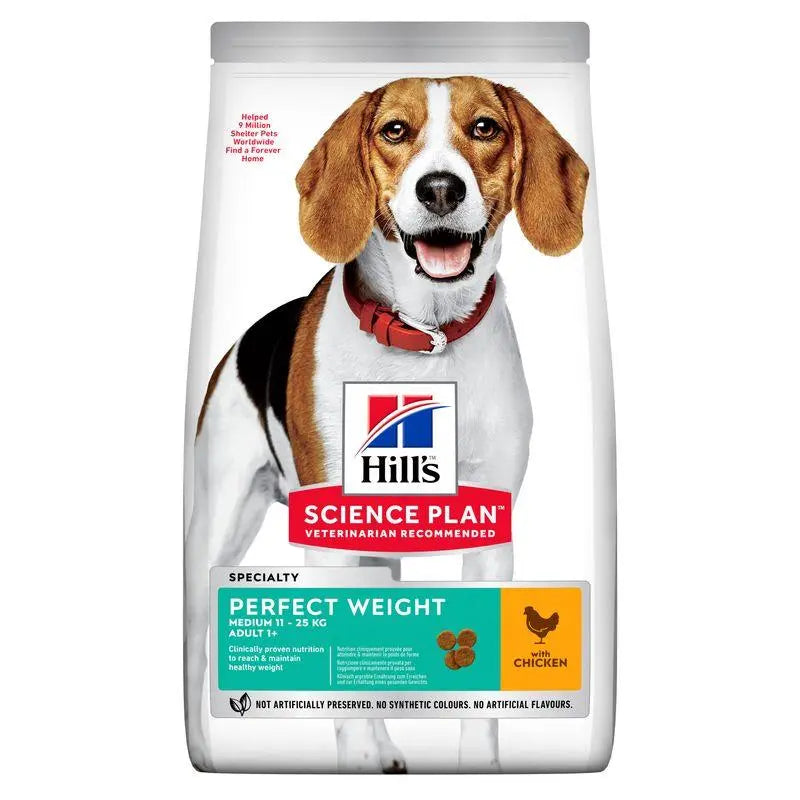 Hill'S Sp Canine Adult Perfect Weight Medium Pollo 12Kg