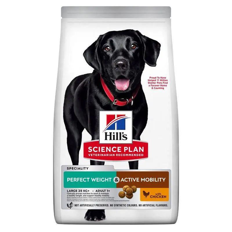 Hill'S Sp Canine Adult Perfect Weight & Active Mobility Large Breed Pollo 12 kg - Precios Más Baratos - Todoanimal