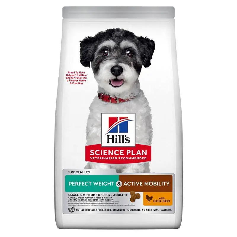 Hill'S Sp Canine Adult Perfect Weight & Active Mobility Small & Mini Pollo 6 kg - Precios Más Baratos - Todoanimal