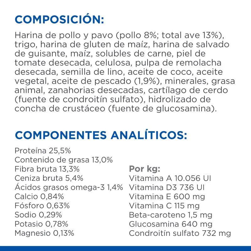 Hill'S Sp Canine Adult Perfect Weight & Active Mobility Small & Mini Pollo 6 kg - Precios Más Baratos - Todoanimal