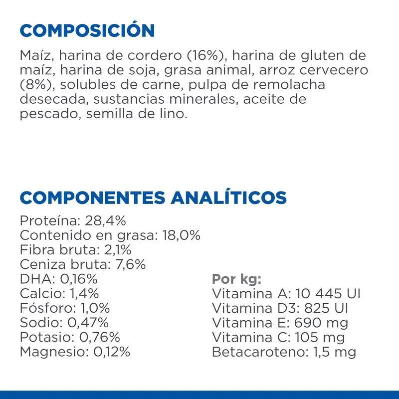 Hill's Science Plan Adult Small & Mini Cordero 1,5 kg pienso para perros - Precios Más Baratos - Todoanimal