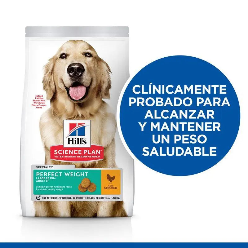 Hill'S Sp Canine Adulto Perfect Weight Large Breed 12 kg - Precios Más Baratos - Todoanimal