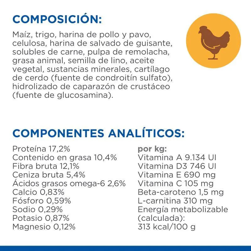Hill'S Sp Canine Mature Adult 7+ Light Small & Mini Pollo 2,5 kg - Precios Más Baratos - Todoanimal