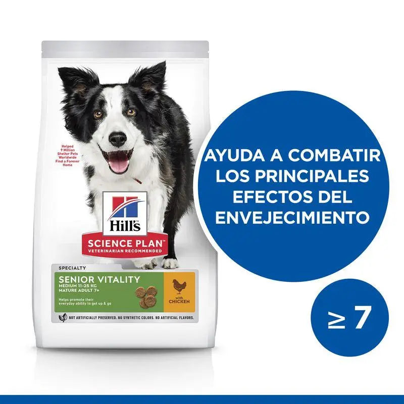 Hill's Science Plan Youthful Vitality Medium Adult Pollo 2,5 kg pienso para perros - Precios Más Baratos - Todoanimal