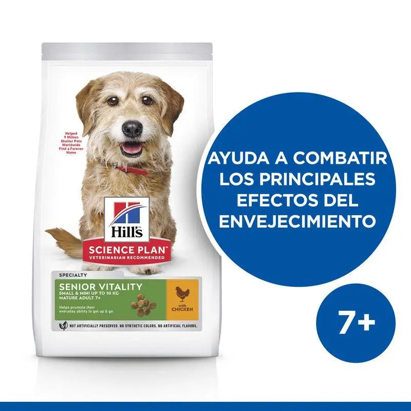 Hill'S Sp Canine Mature Adult 7+ Senior Vitality Small & Mini Pollo 1,5 kg - Precios Más Baratos - Todoanimal