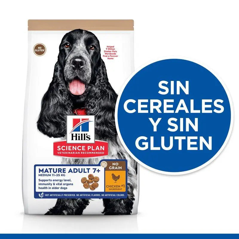 Hill'S Sp Canine Mature Adult Medium No Grain Pollo 14Kg