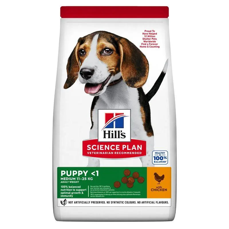 Hill's Puppy <1 Medium Science Plan 2,5 kg con pollo - Precios Más Baratos - Todoanimal