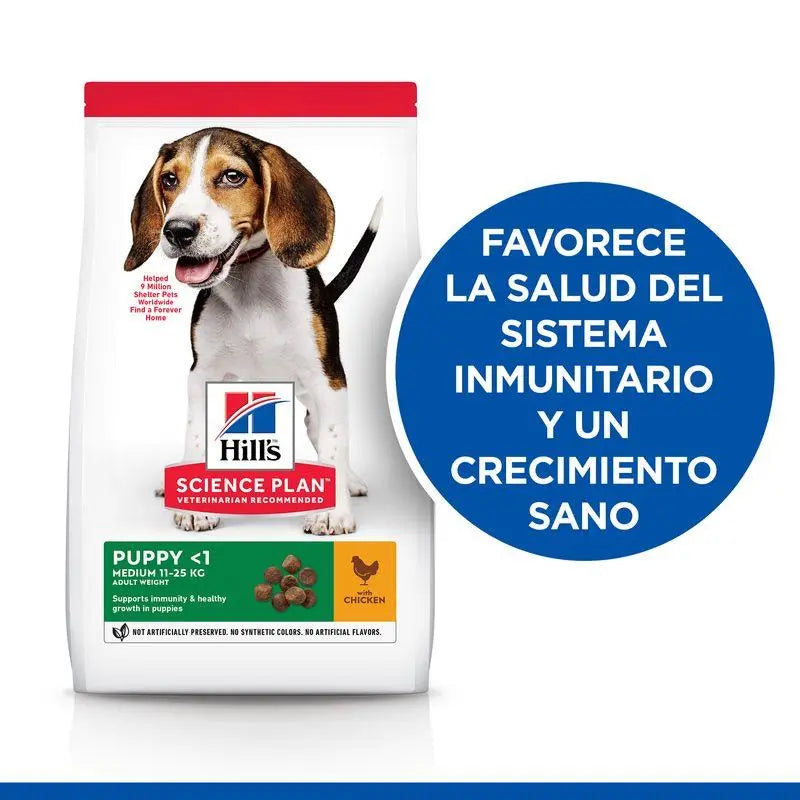 Hill's Puppy <1 Medium Science Plan 2,5 kg con pollo - Precios Más Baratos - Todoanimal