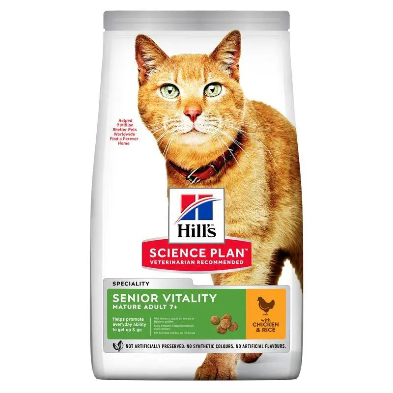 Hill'S Sp Feline Adult 7+ Senior Vitality Pollo 1.5Kg - Precios Más Baratos - Todoanimal