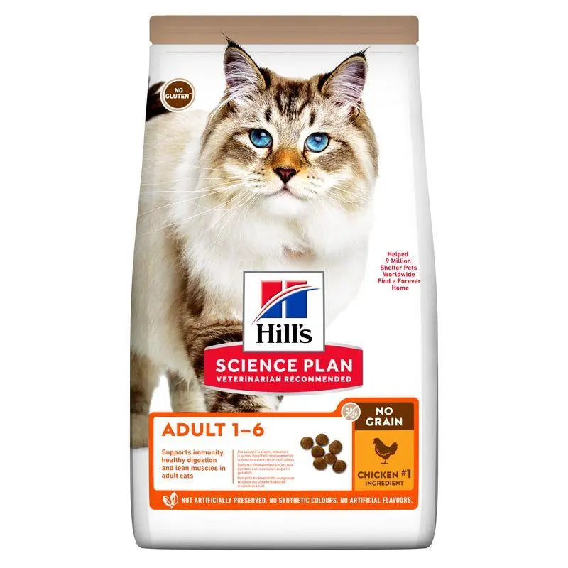 Hill'S Sp Feline Adult No Grain Pollo 1.5Kg - Precios Más Baratos - Todoanimal