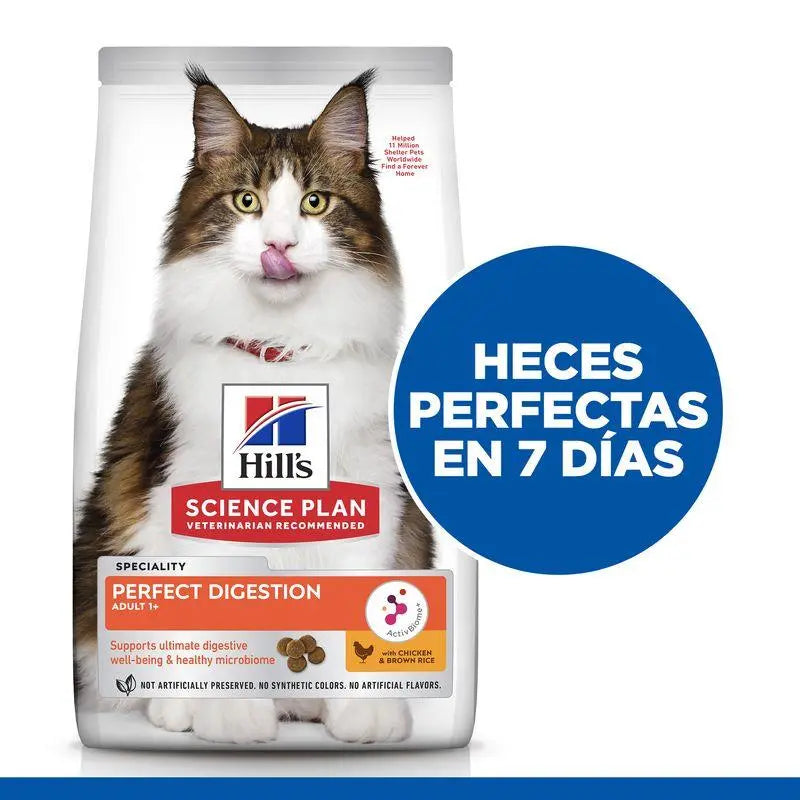 Hill'S Sp Feline Adult Perfect Digestion 3Kg - Precios Más Baratos - Todoanimal