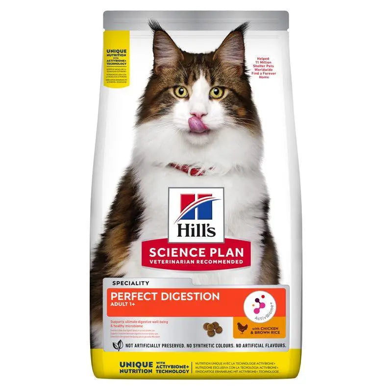 Hill'S Sp Feline Adult Perfect Digestion Pollo 1.5Kg - Precios Más Baratos - Todoanimal