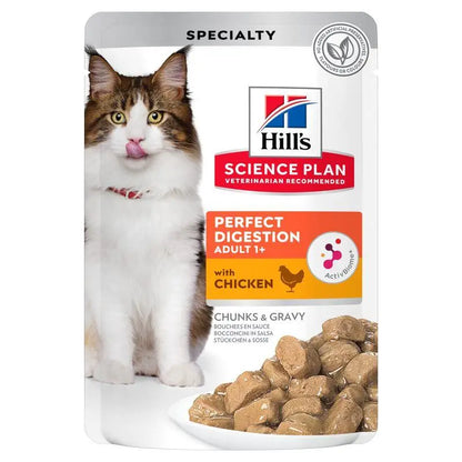 Hill'S Sp Feline Adult Perfect Digestion Pollo 85G Sobre - Precios Más Baratos - Todoanimal