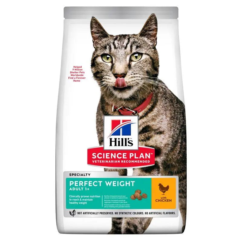 Hill'S Sp Feline Adult Perfect Weight Pollo 2.5Kg - Precios Más Baratos - Todoanimal