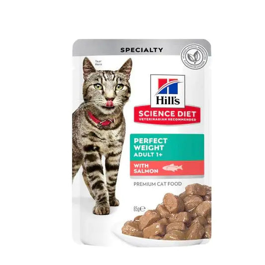 Hill'S Sp Feline Adult Perfect Weight Pollo & Salmón 85G Sobre HILLS