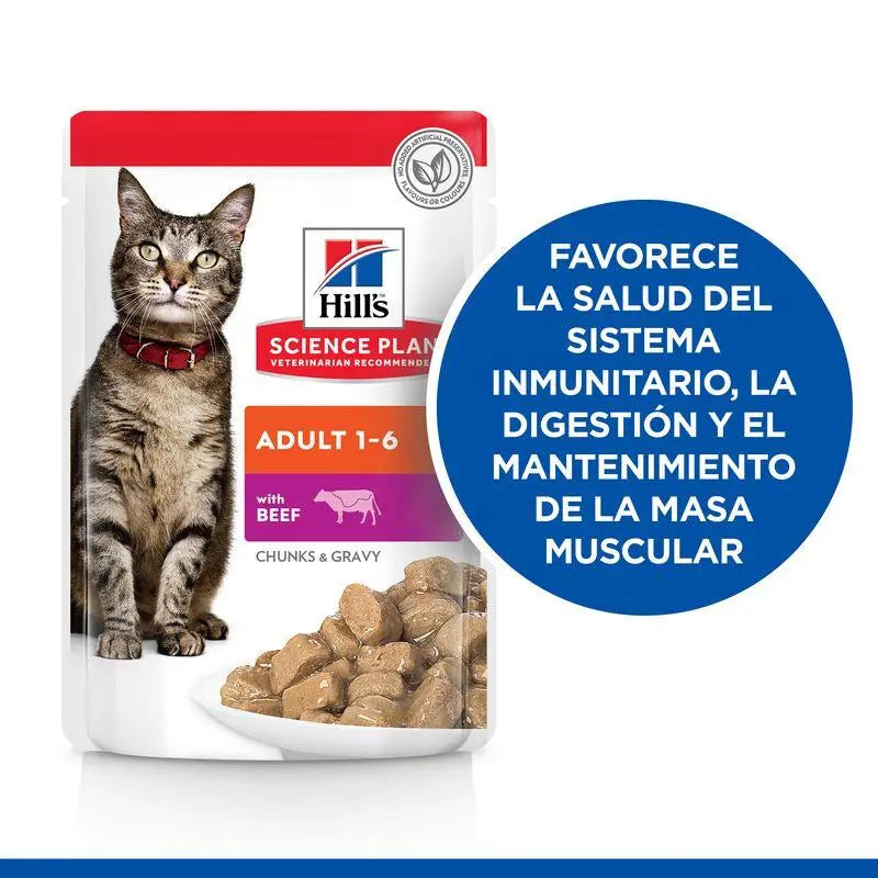 Hill'S Sp Feline Adult Ternera 85G Sobre