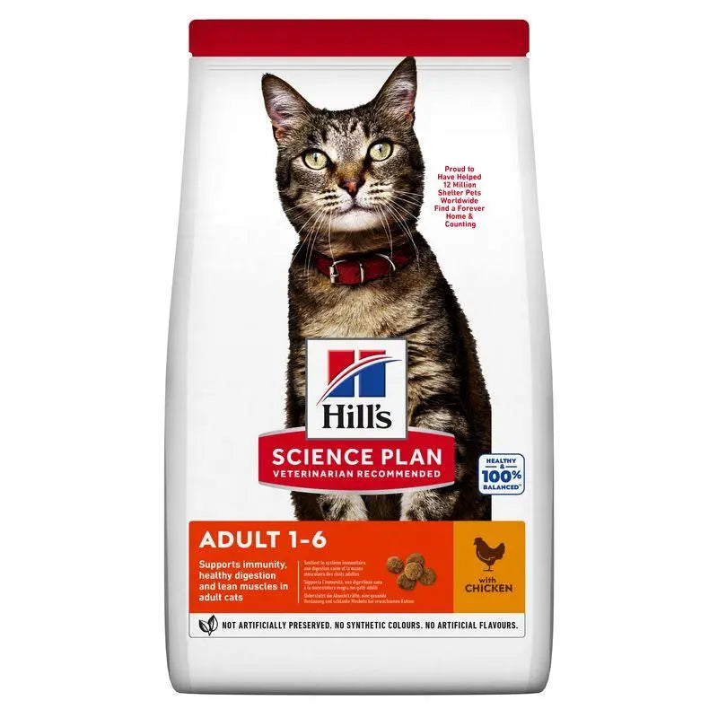 Hill'S Sp Feline Adulto Con Pollo 1.5Kg - Precios Más Baratos - Todoanimal