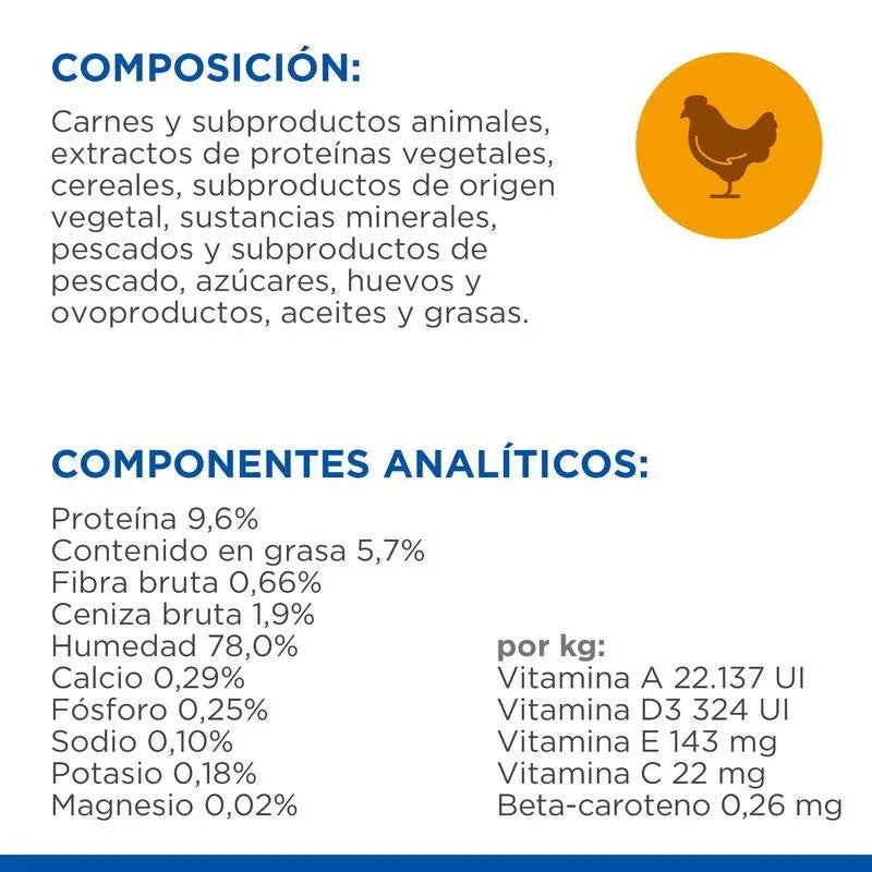 Hill'S Sp Feline Kitten Con Pollo 85Gr Sobre - Precios Más Baratos - Todoanimal