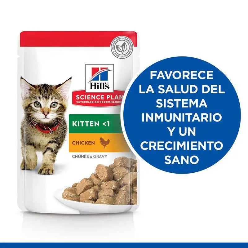 Hill'S Sp Feline Kitten Con Pollo 85Gr Sobre - Precios Más Baratos - Todoanimal