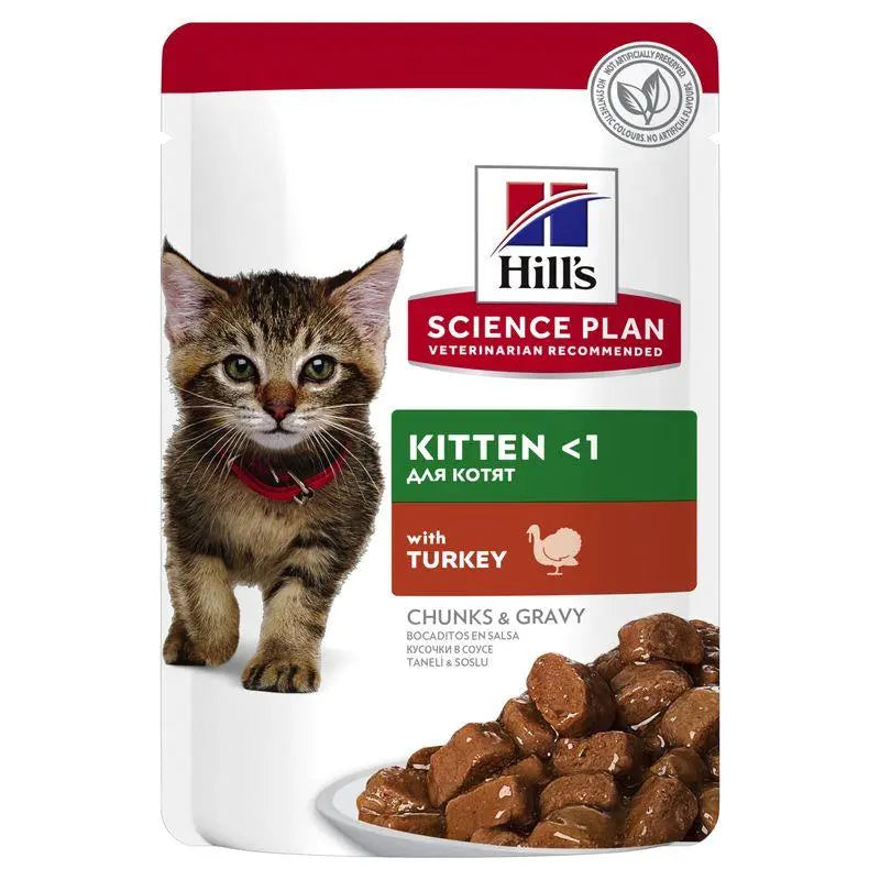 Hill'S Sp Feline Kitten Pavo 85G Sobre - Precios Más Baratos - Todoanimal