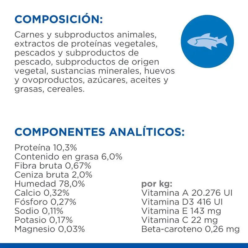 Hill'S Sp Feline Kitten Pescado Azul 85G Sobre - Precios Más Baratos - Todoanimal