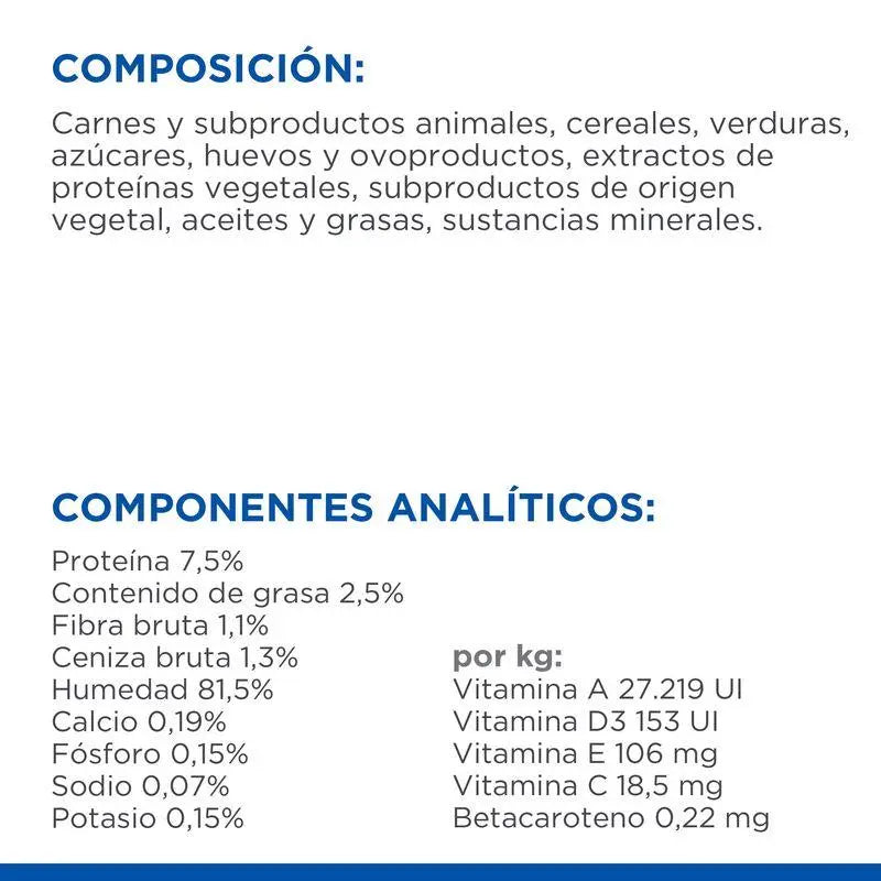 Hill'S Sp Feline Sterilized Pollo 85Gr Sobre - Precios Más Baratos - Todoanimal