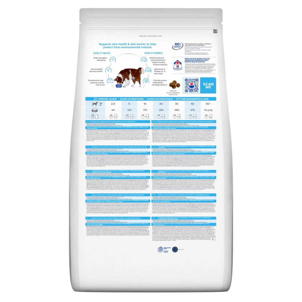 Hill's Derm Defense 12 kg Pienso para Perros al mejor precio -Todoanimal.es