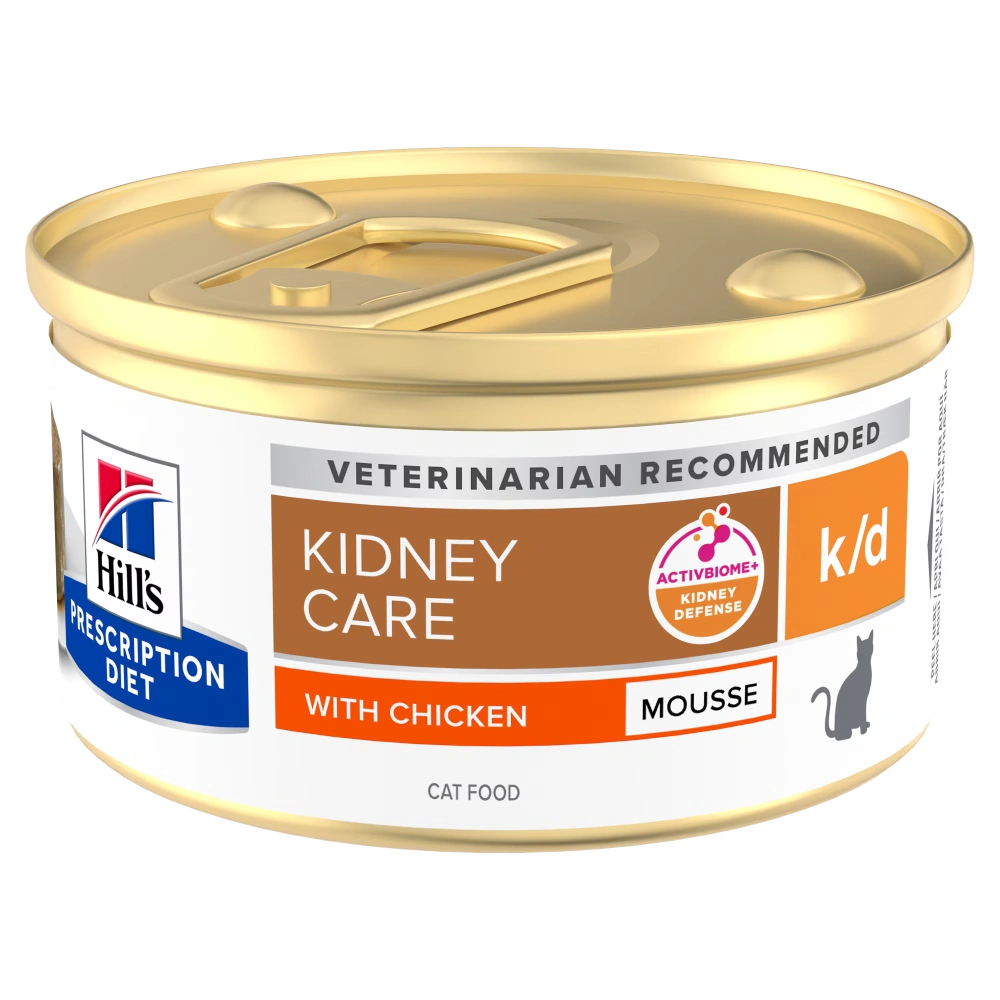 Hill's Prescription Diet Feline k/d Mousse Comida Húmeda para Gatos 85g (Enfermedad Renal) al mejor precio -Todoanimal.es