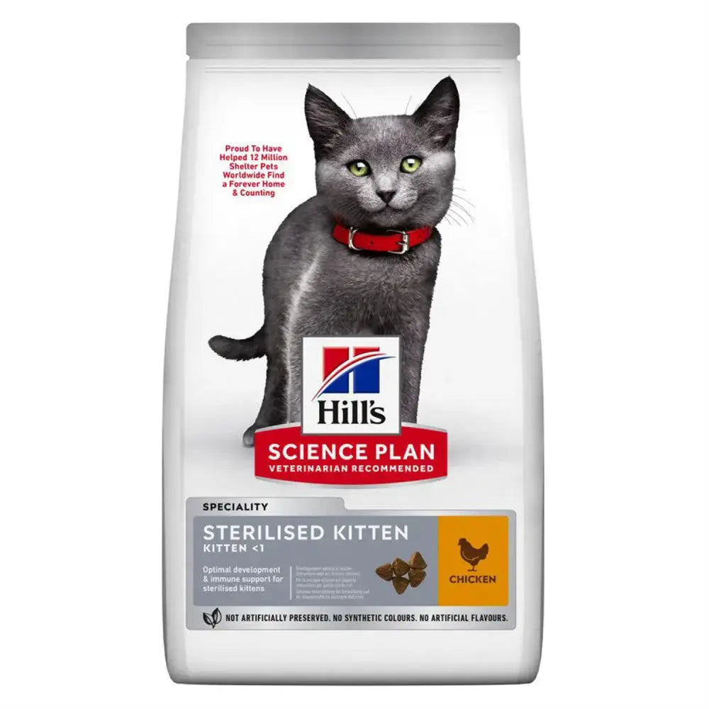 Hill's SP Feline Sterilized Kitten Pollo 3kg OLMEDO ZOONET, S.L.U.