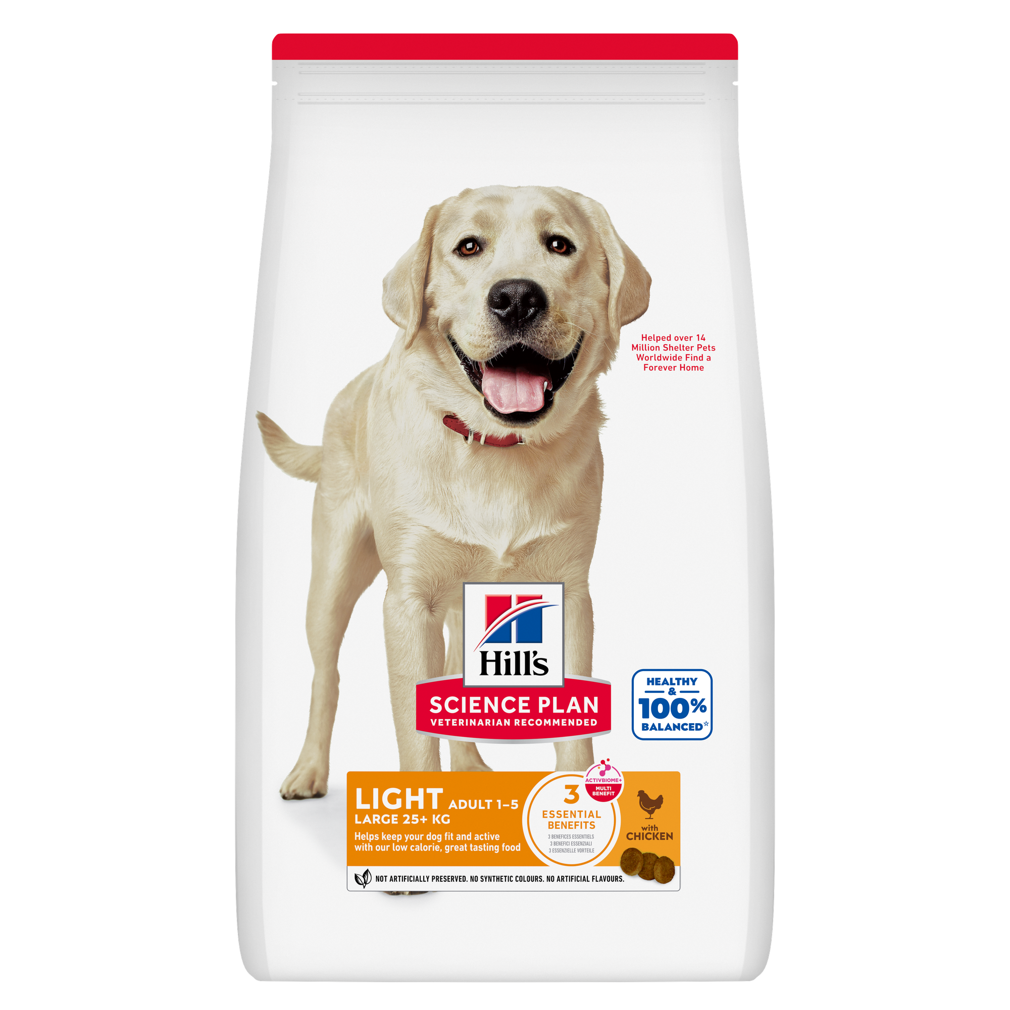 Hill's Science Plan Adult Light Large Breed Pollo 14 kg Pienso para Perros al mejor precio -Todoanimal.es