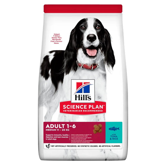 Hill's Science Plan Adult Medium Atún & Arroz Pienso para Perros al mejor precio -Todoanimal.es