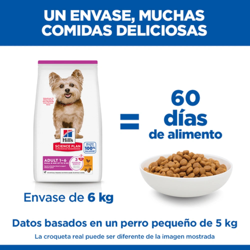 Hill's Science Plan Adult Small y Mini Pollo 1,5 kg Pienso para Perros al mejor precio -Todoanimal.es