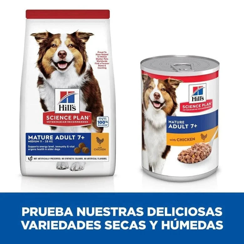 Hill's Science Plan Mature Adult 7+ Medium Pollo Pienso para Perros al mejor precio -Todoanimal.es