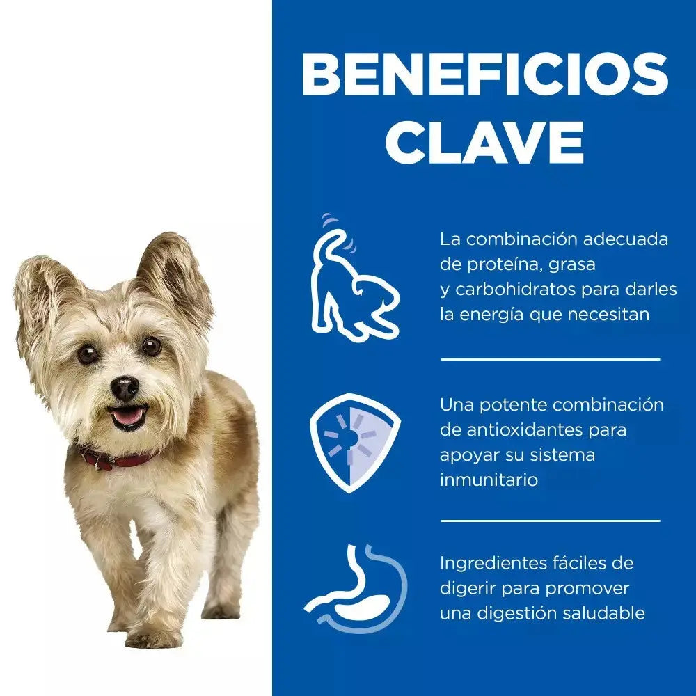 Hill's Science Plan Mature Small & Mini Ternera Mousse Comida Húmeda para Perros Lata 200 g al mejor precio -Todoanimal.es