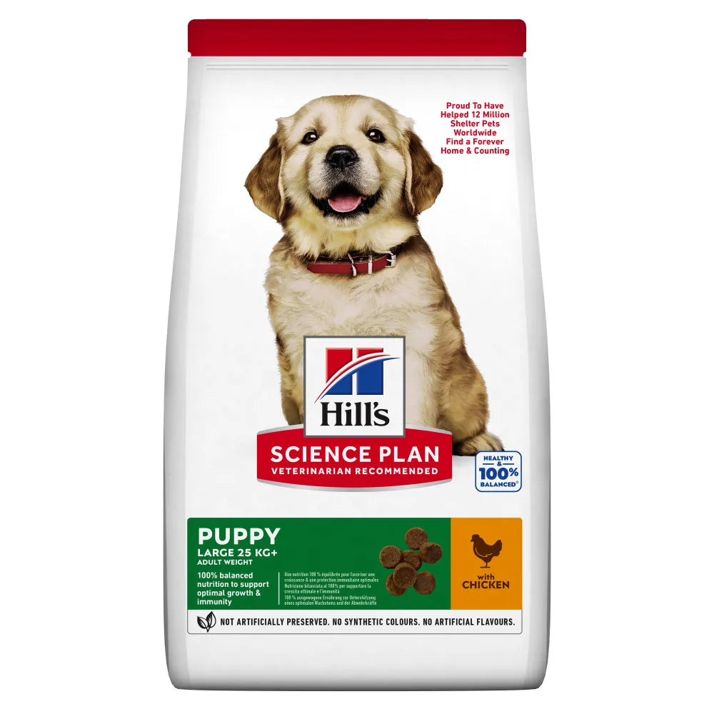 Hill's Science Plan Puppy Razas Grandes Pollo Pienso para Perros al mejor precio -Todoanimal.es