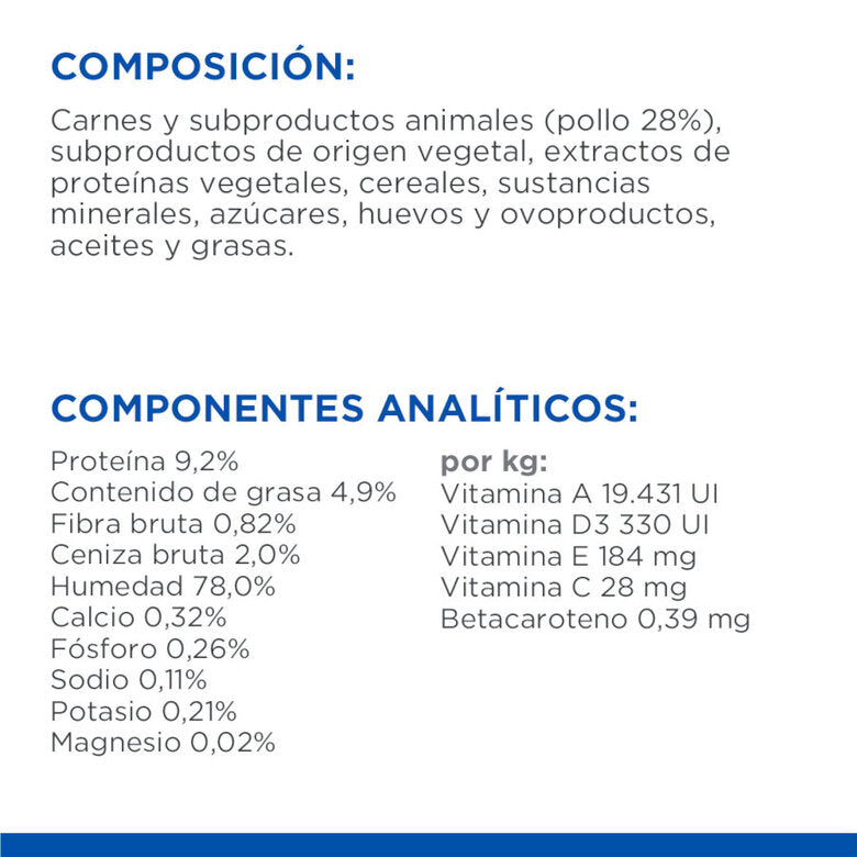 Hill's Science Plan Sterilized Kitten Pollo Pack 12x85g Comida Húmeda para Gatos al mejor precio -Todoanimal.es