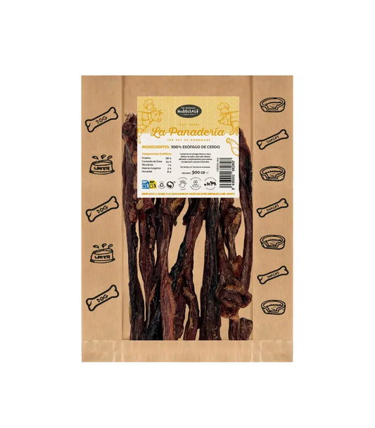 Hobbit Snack La Panaderia Esófago de Cerdo 300 g al mejor precio -Todoanimal.es